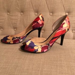 Marc Fisher Multi Color Satin Pump